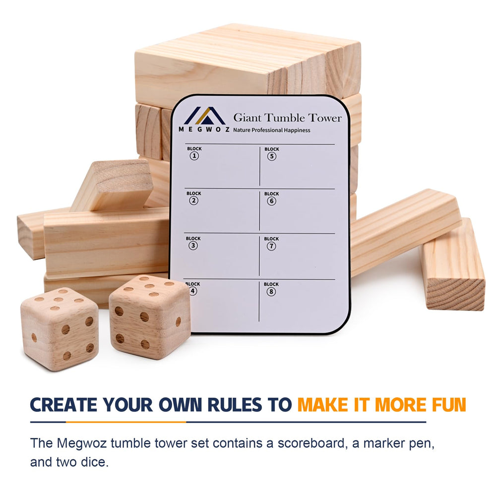 Megwoz premium NZ pine delivers a smooth, splinter-free surface for friendly play.