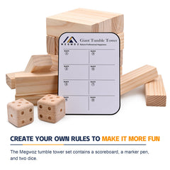 Megwoz premium NZ pine delivers a smooth, splinter-free surface for friendly play.