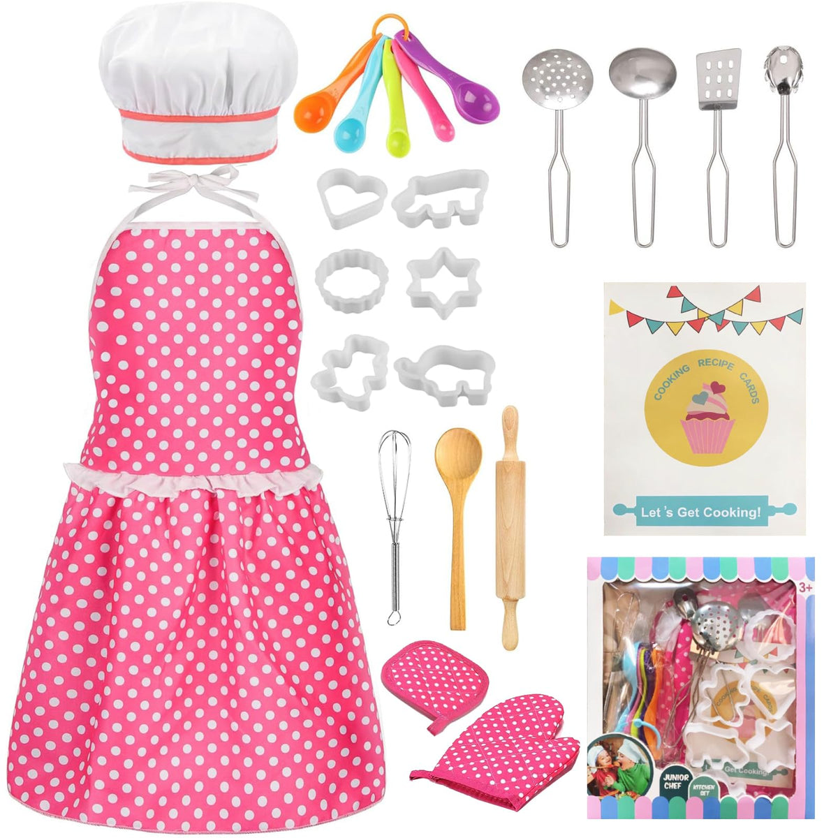 MEIDAYAI chef hat for safe, imaginative play with budding young chefs