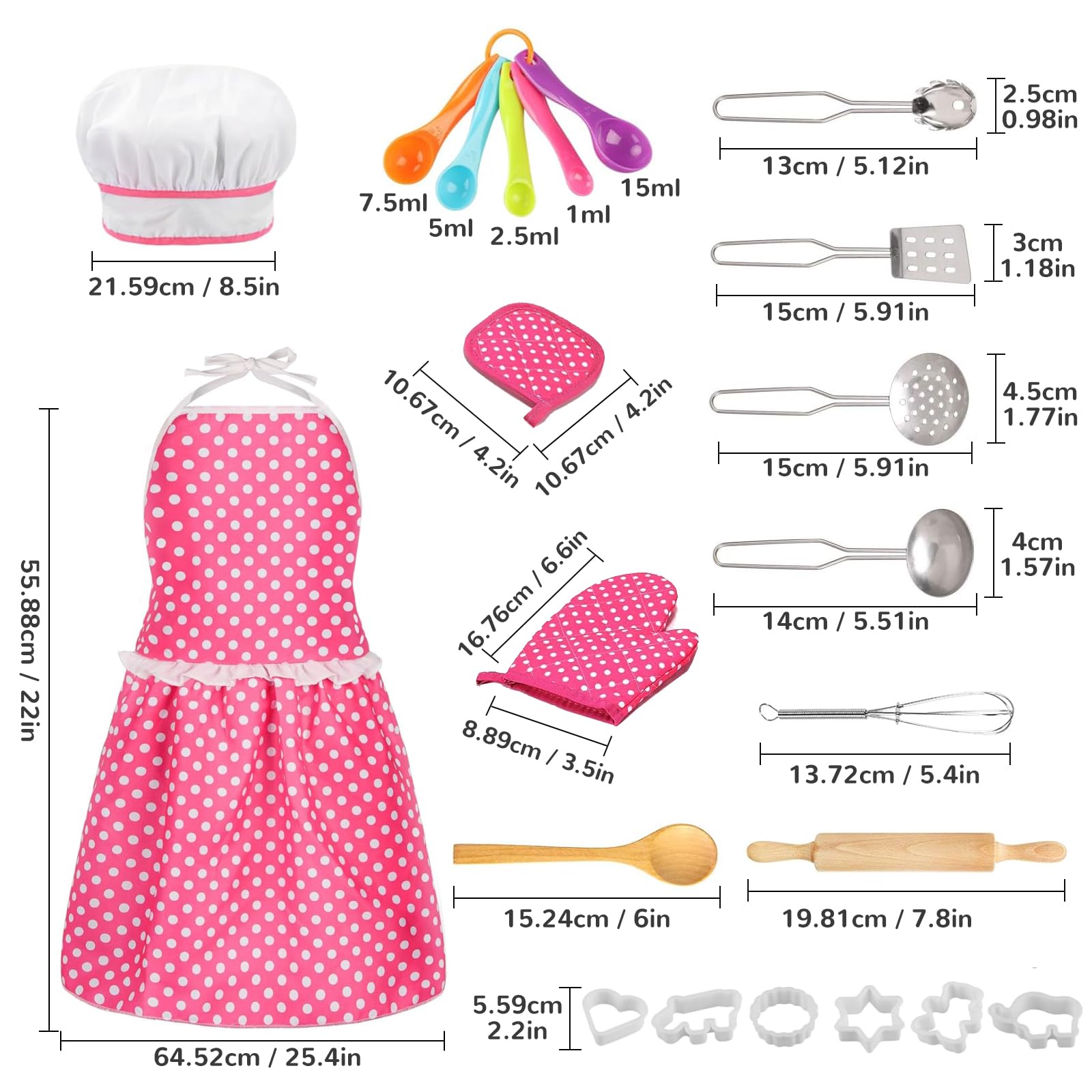 MEIDAYAI pink apron enabling role-play while keeping outfits clean