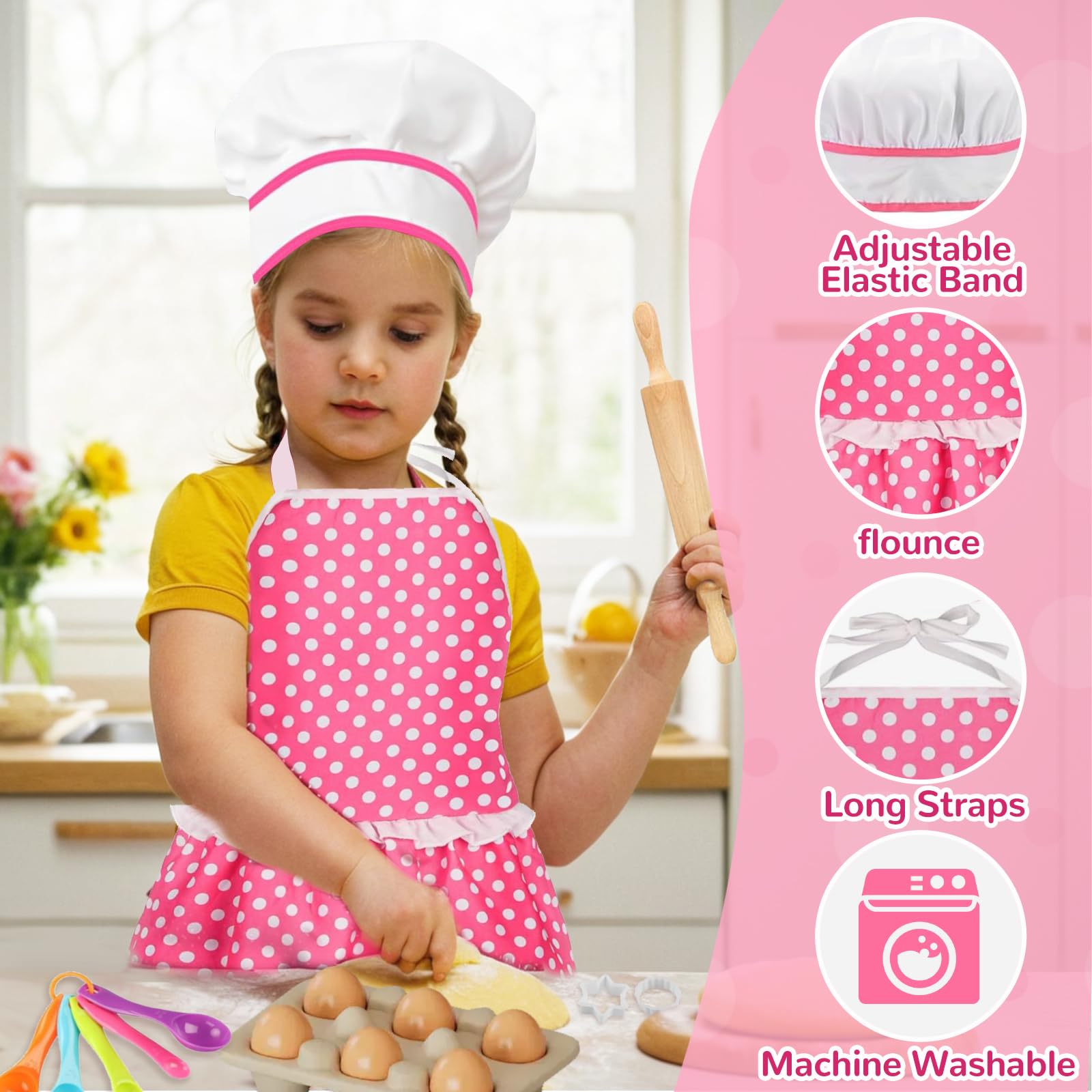 MEIDAYAI rolling pin inspiring authentic textures during playful dough tasks