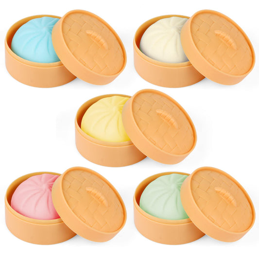 MEIEST white dumpling stress ball for focus and calm during work or study.