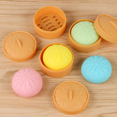 MEIEST yellow dumpling stress ball promotes mood lift and tactile relief.