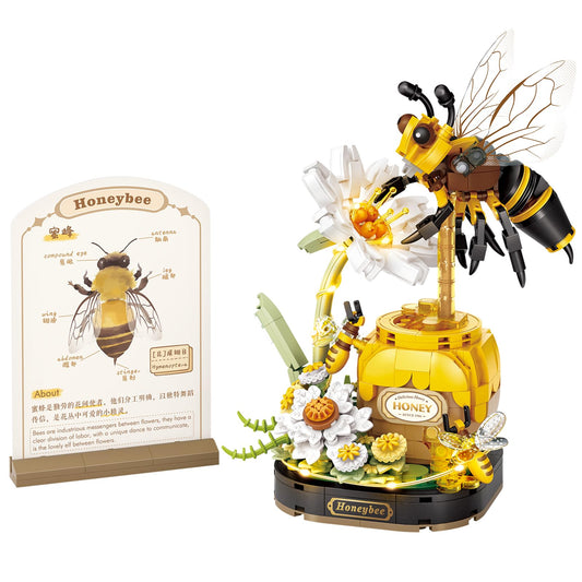 MEIEST honeybee model blocks on a desk provide a charming decorative and educational touch.