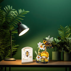MEIEST lighting-enabled display turns the set into a gentle night light.