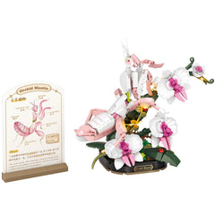 MEIEST Orchid Mantis blocks model with detailed insect design for immersive learning and play