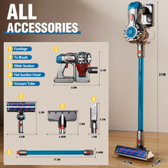 MEIJIABA Lightweight vacuum for imaginative cleaning playtime
