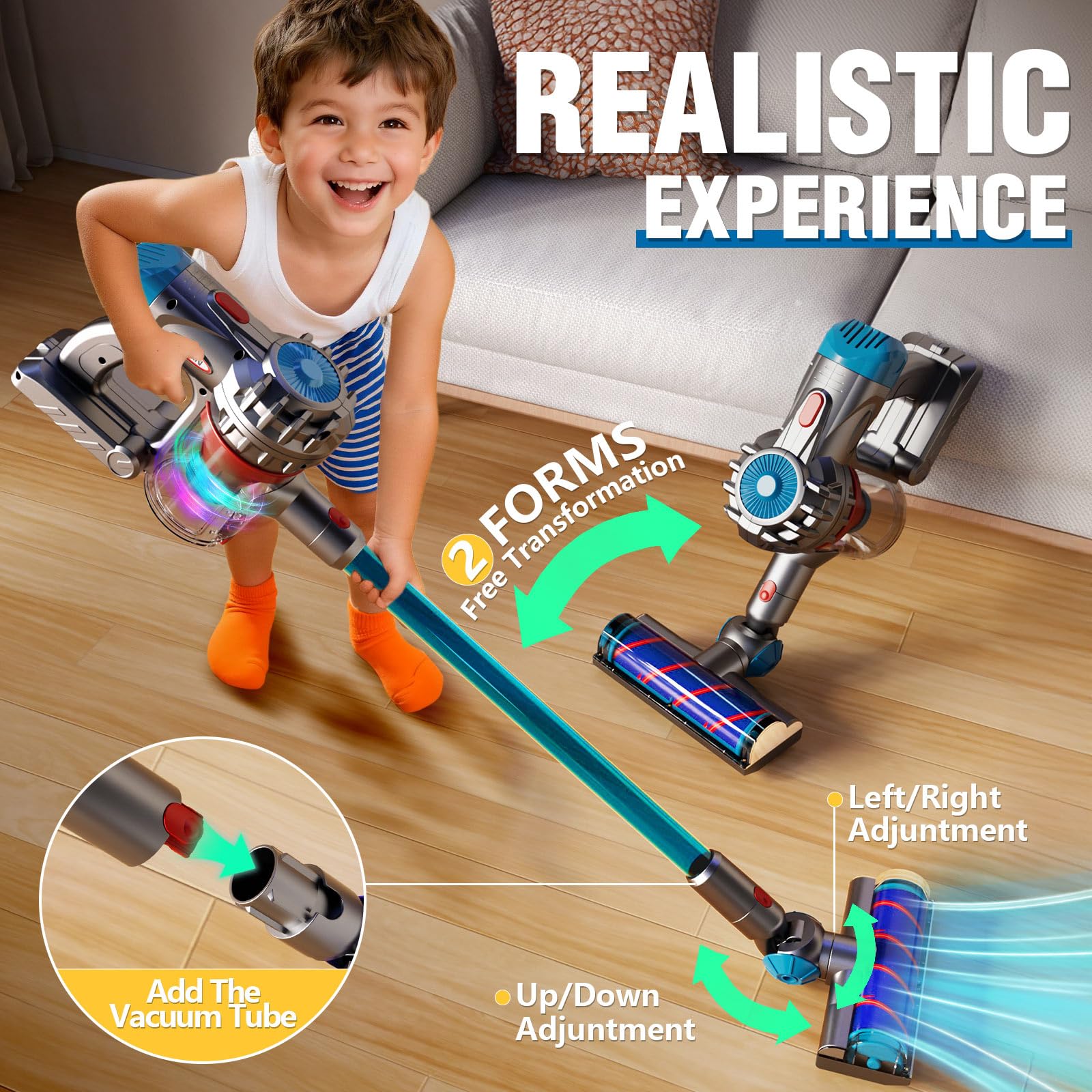 MEIJIABA Safe and durable kid's cleaner with child-friendly design