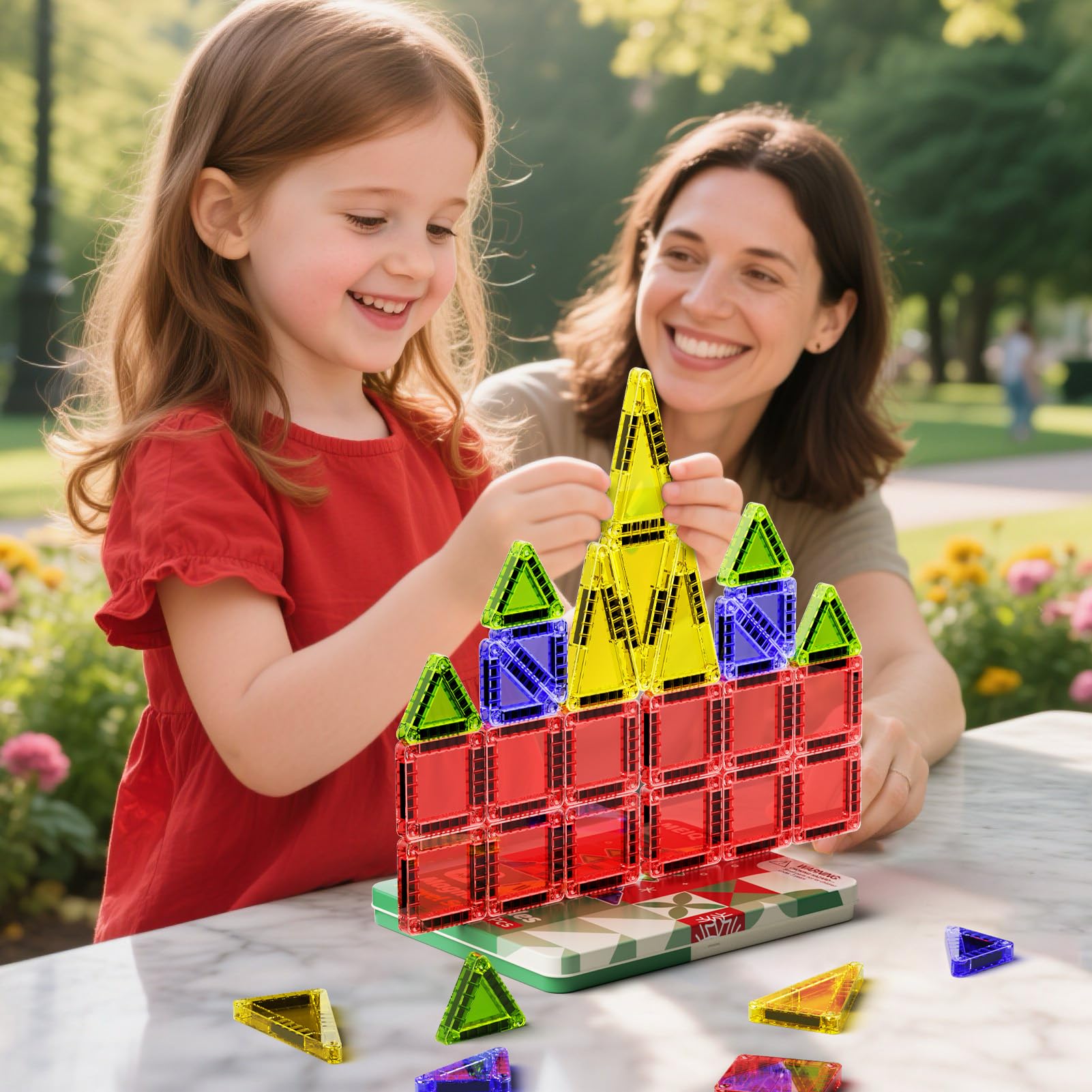 MEIQ Christmas tiles compatible with major brands for expandable play.