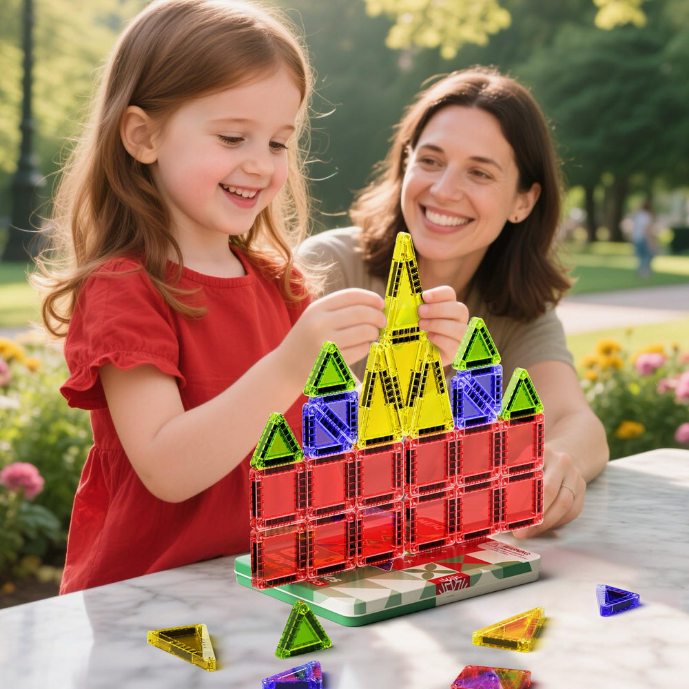 MEIQ Christmas tiles compatible with major brands for expandable play.