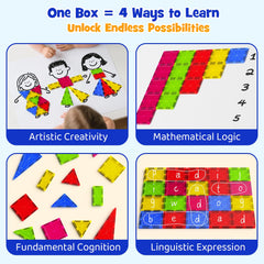 MEIQ metal-case gift-ready packaging invites screen-free, Montessori-inspired learning