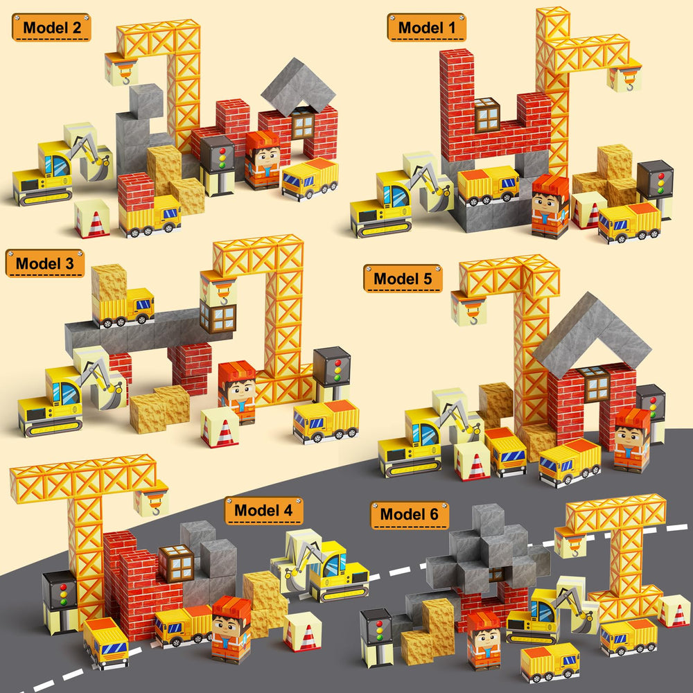 MEIQ mini magnetiles set supports early creativity on the go.