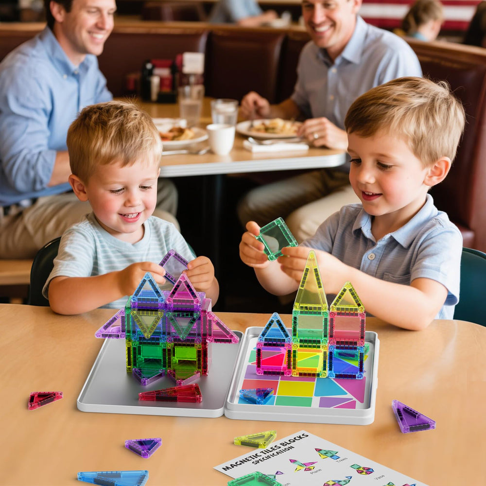 MEIQ strong magnets never repel, ensuring quick assembly and frustration-free play.