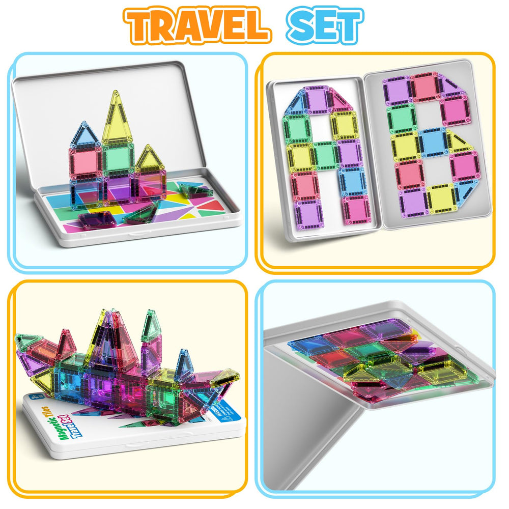 MEIQ travel case metal box compact for storage and travel.