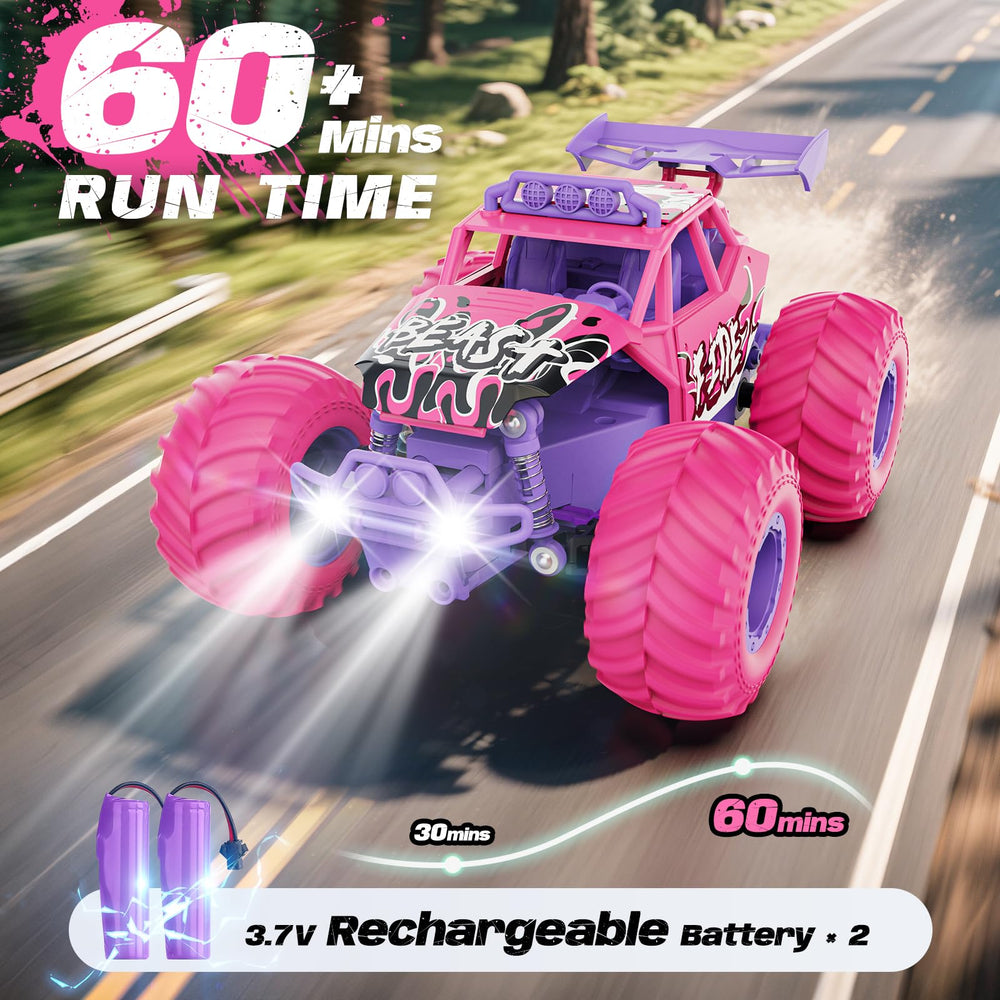 Meislane 2.4GHz remote control for precise steering.