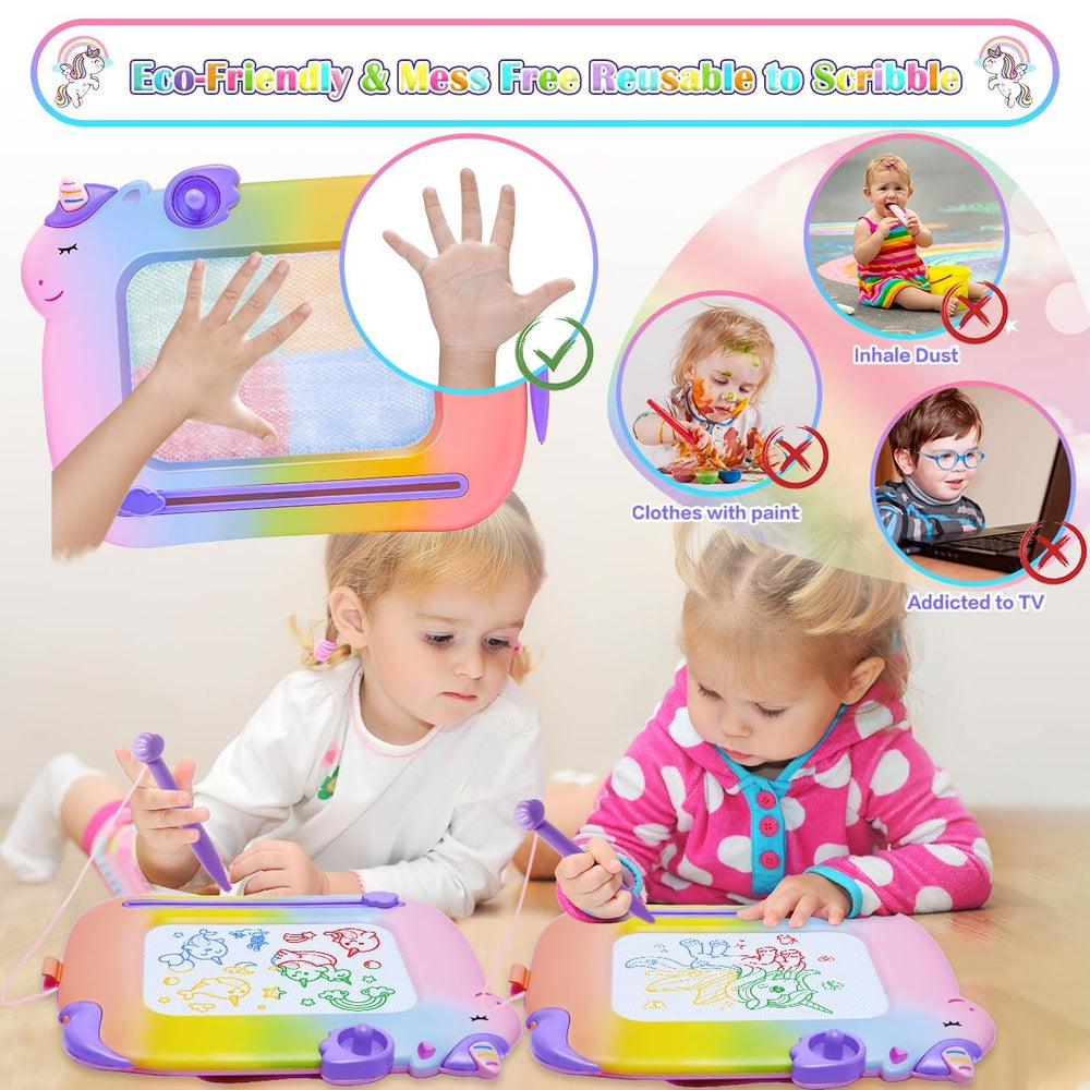 MEJCFARI erasing slider with pens enables quick clean slate for continued play