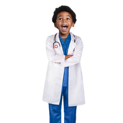 Meland scrubs pants for kids with elastic waistband for easy wear