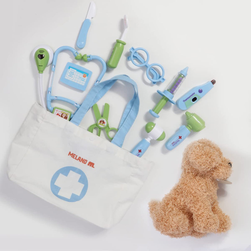 Meland doctor kit thermometer toy for kid-friendly checks