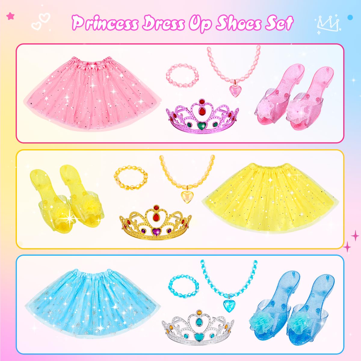 Meland dress-up set boosts creativity and fashion ideas.