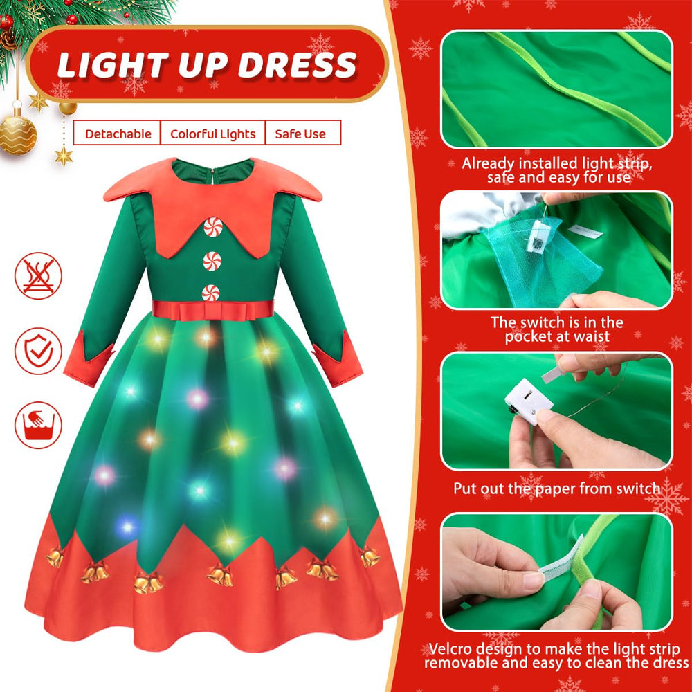 Meland Christmas bells add gentle jingle for magical costume moments