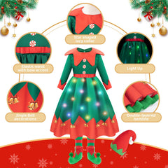 Meland elf costume hat adds playful holiday charm and warmth for outdoor events
