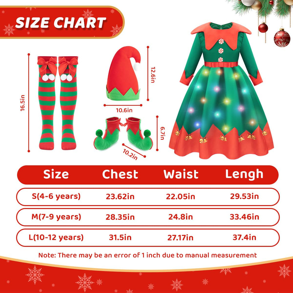 Meland star-neckline detail brings festive flair to kids' elf outfit