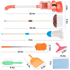 Meland Kids Cleaning Set bright colors visually engaging for cleanup time