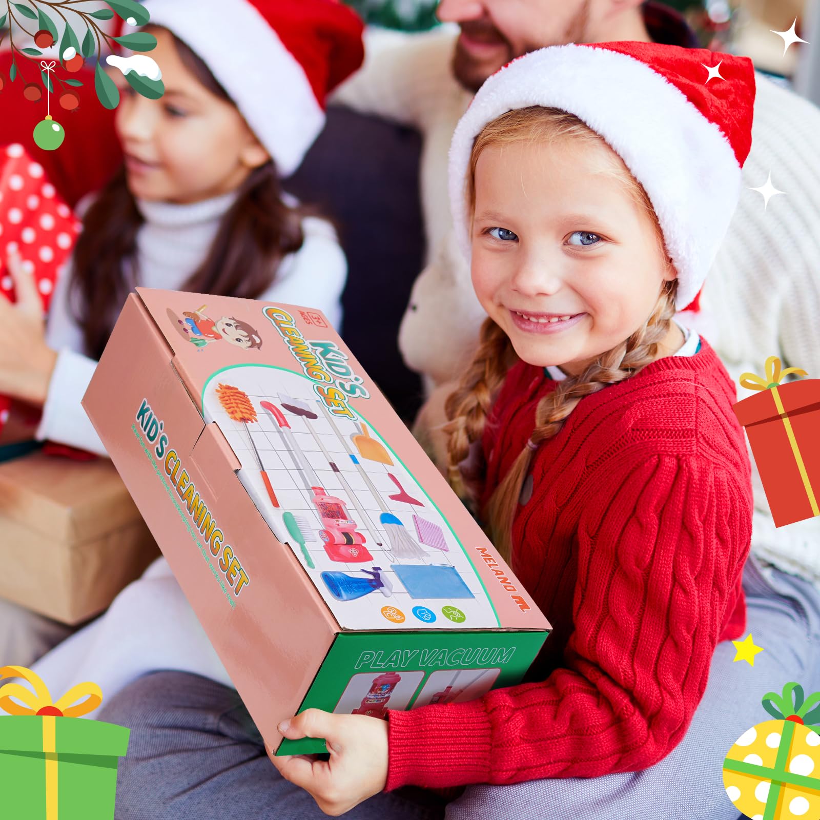 Meland Kids Cleaning Set gift packaging ideal Christmas or birthday gift