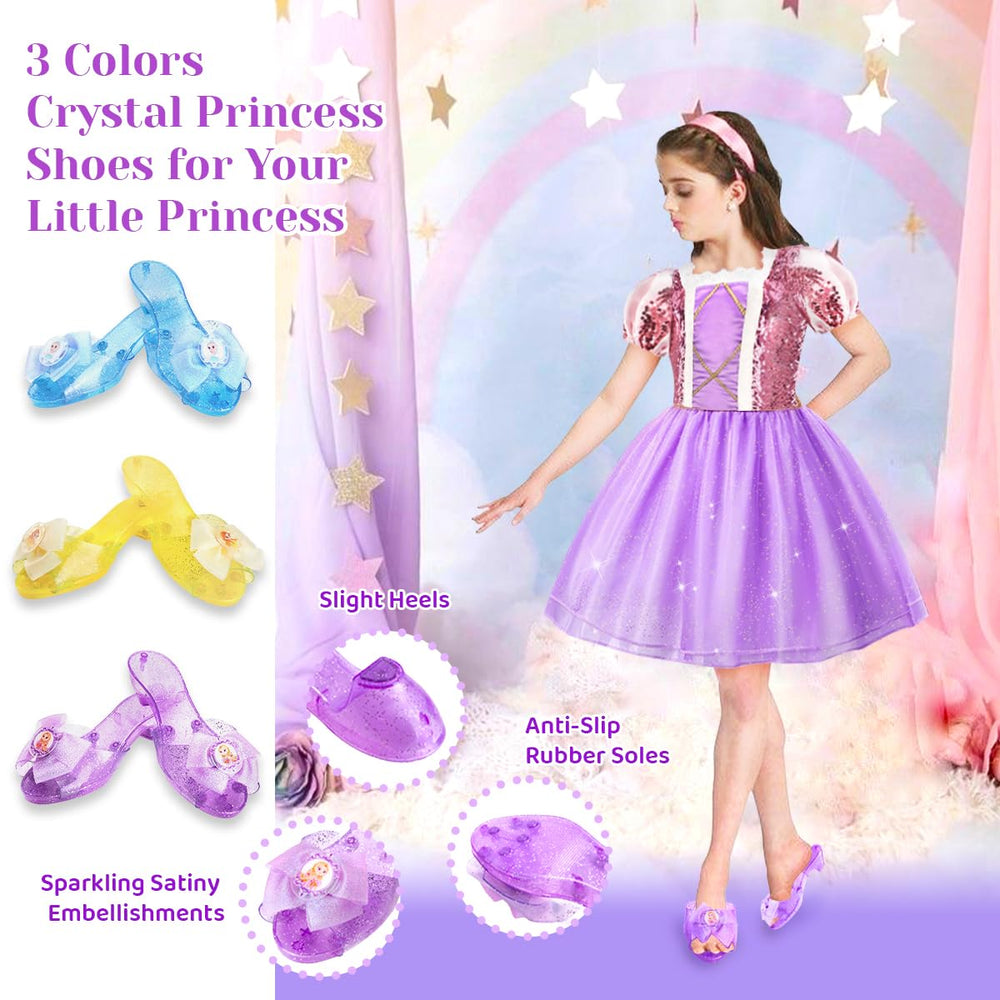 Meland Princess crown adds a royal finishing touch to outfits.