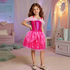 Meland princess dress color palette purple green pink for diverse character play