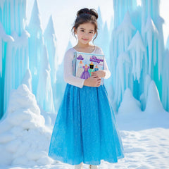 Meland Princess Dress detachable cape offers versatile royal looks