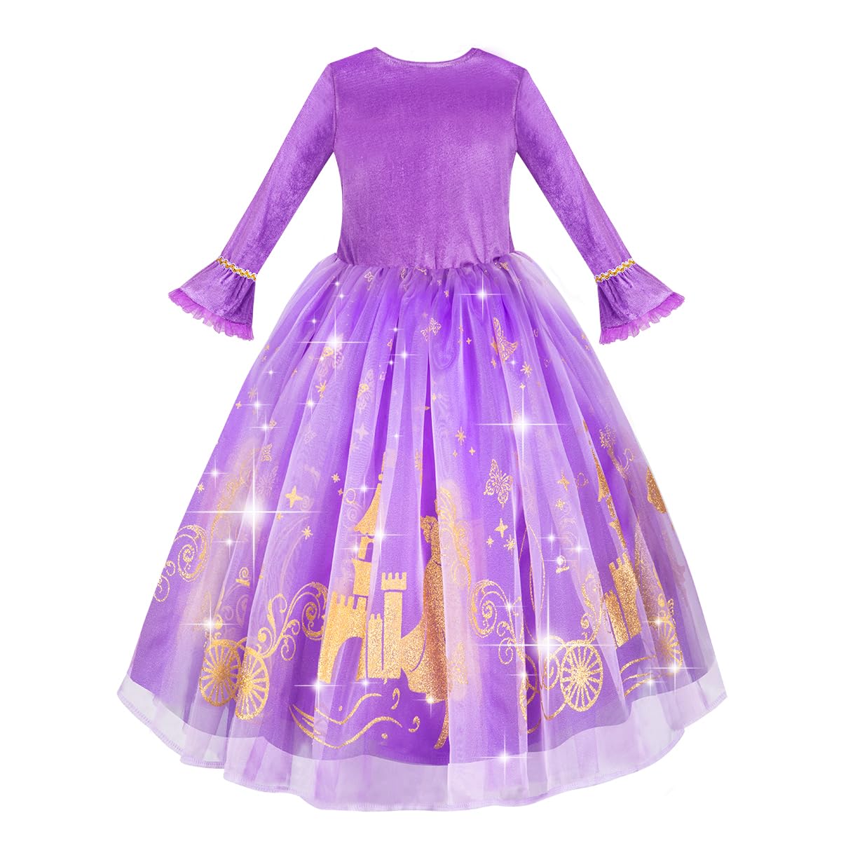 Meland princess dress dream-like embellishments spark imagination during playtime