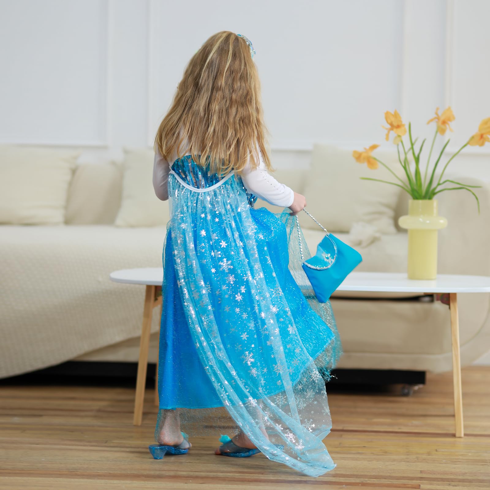 Meland Princess Dress embroidered waist adds playful royal detail