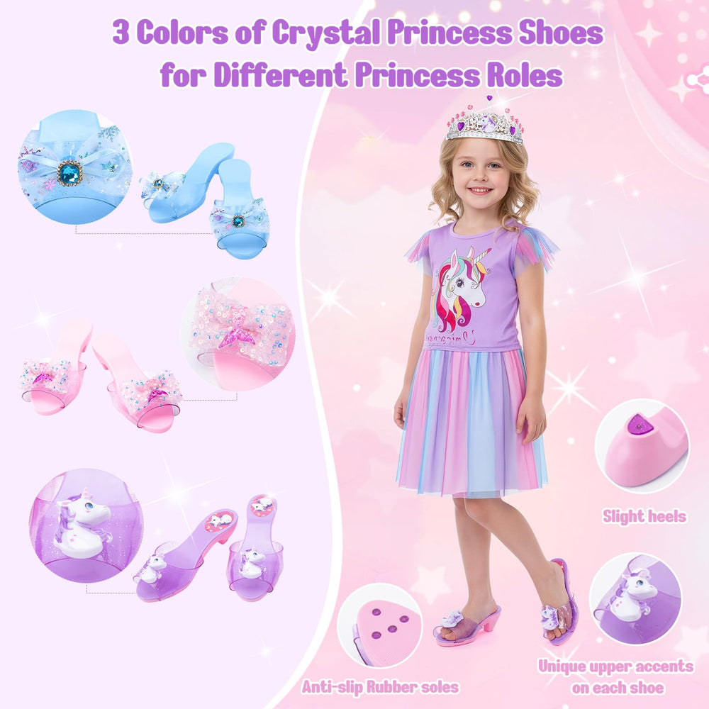 Meland Mermaid Princess Dress with scale embroidery for magical dress-up moments