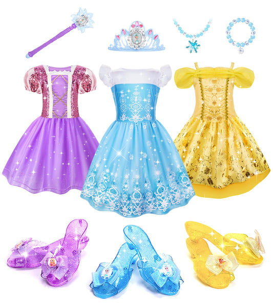Meland Princess purple dress top for imaginative play and twirl-worthy moments.