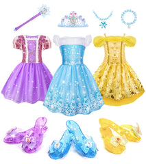 Meland Princess purple dress top for imaginative play and twirl-worthy moments.