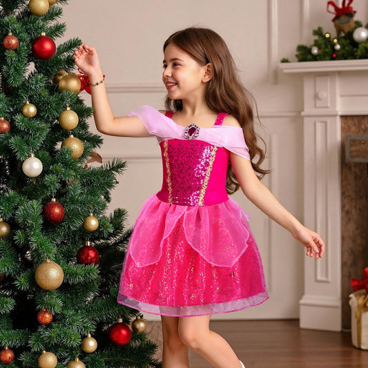 Meland Princess Dress Up green dress for colorful costume options and daily dress-up fun.