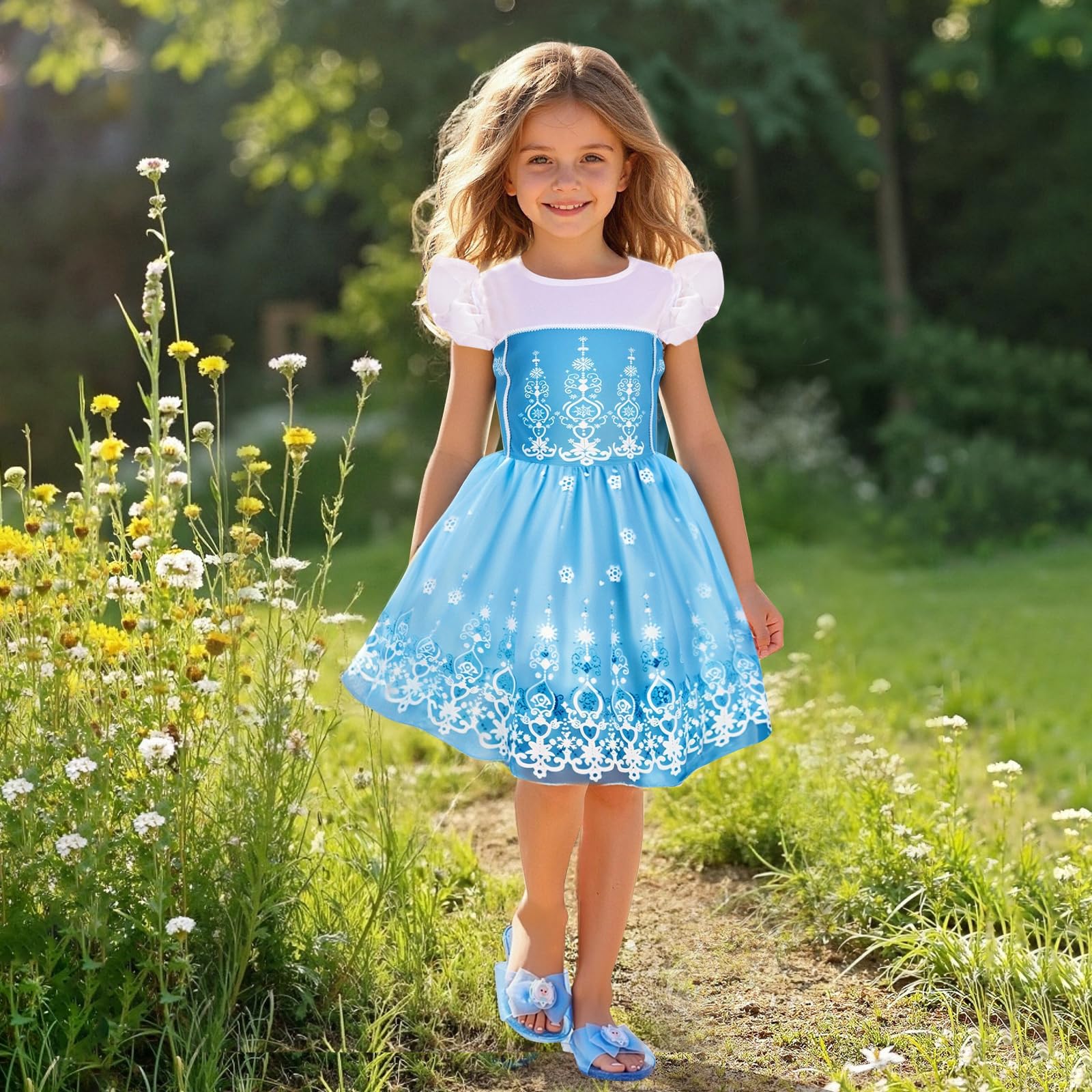 Meland Princess yellow dress top inspires sunny adventures and pretend play.