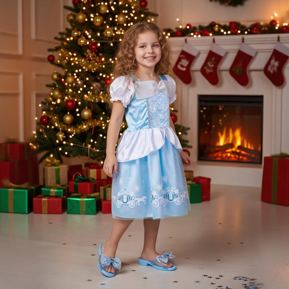 Meland Princess Shoes Anti-slip Pink Sparkle for safe, stylish steps