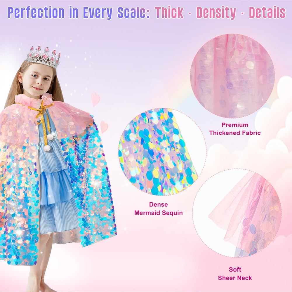 Meland gift-ready set for girls aged 3-8 with versatile dress up