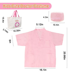 Meland doctor kit stethoscope for pretend health checks