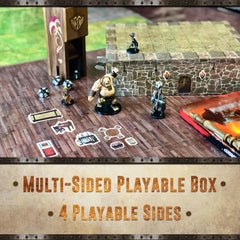 Melee Mats DND distressed ruins terrain supports atmospheric ruins encounters.