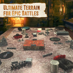 Melee Mats rolled compactly for easy transport to game nights.