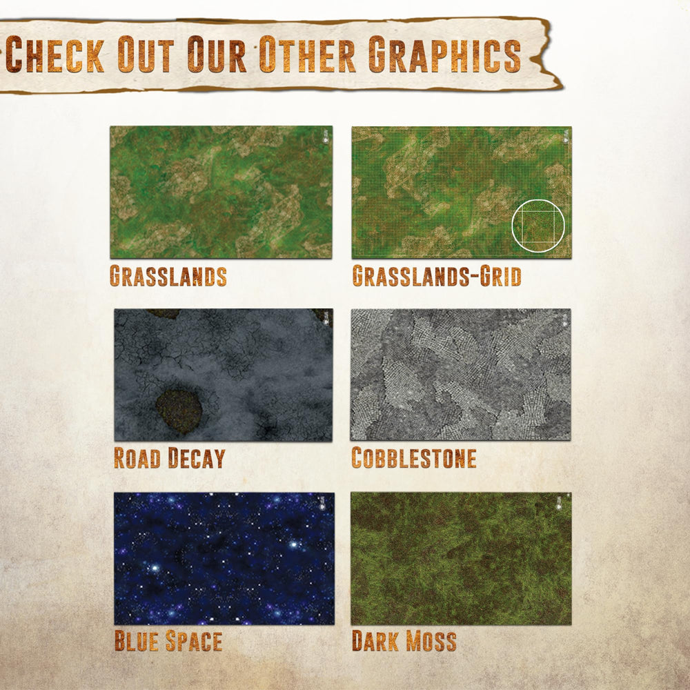 Melee Mats durable vinyl construction resists tears and stains during sessions.