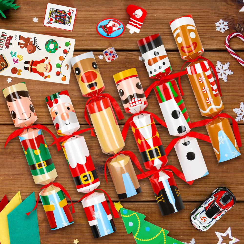 Melisheer Christmas cracker toy variety offers playful surprises for family game nights.