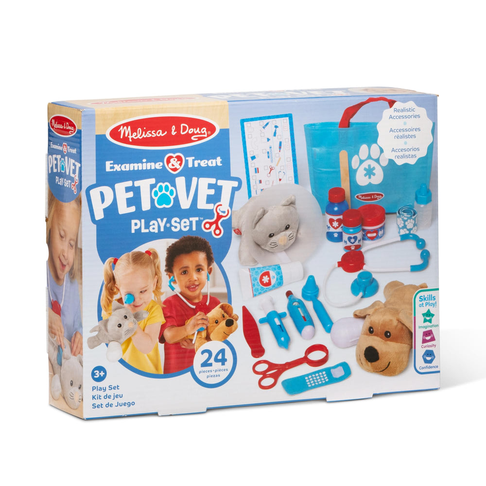 Melissa & Doug pet vet kit syringe for pretend treatments and care