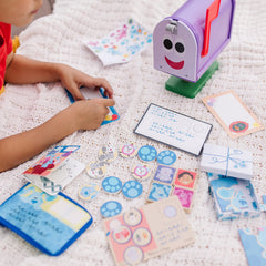 10-piece memory game included with Melissa and Doug Blue's Clues mailbox