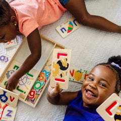 Melissa and Doug boat illustration board promotes word-picture matching fun