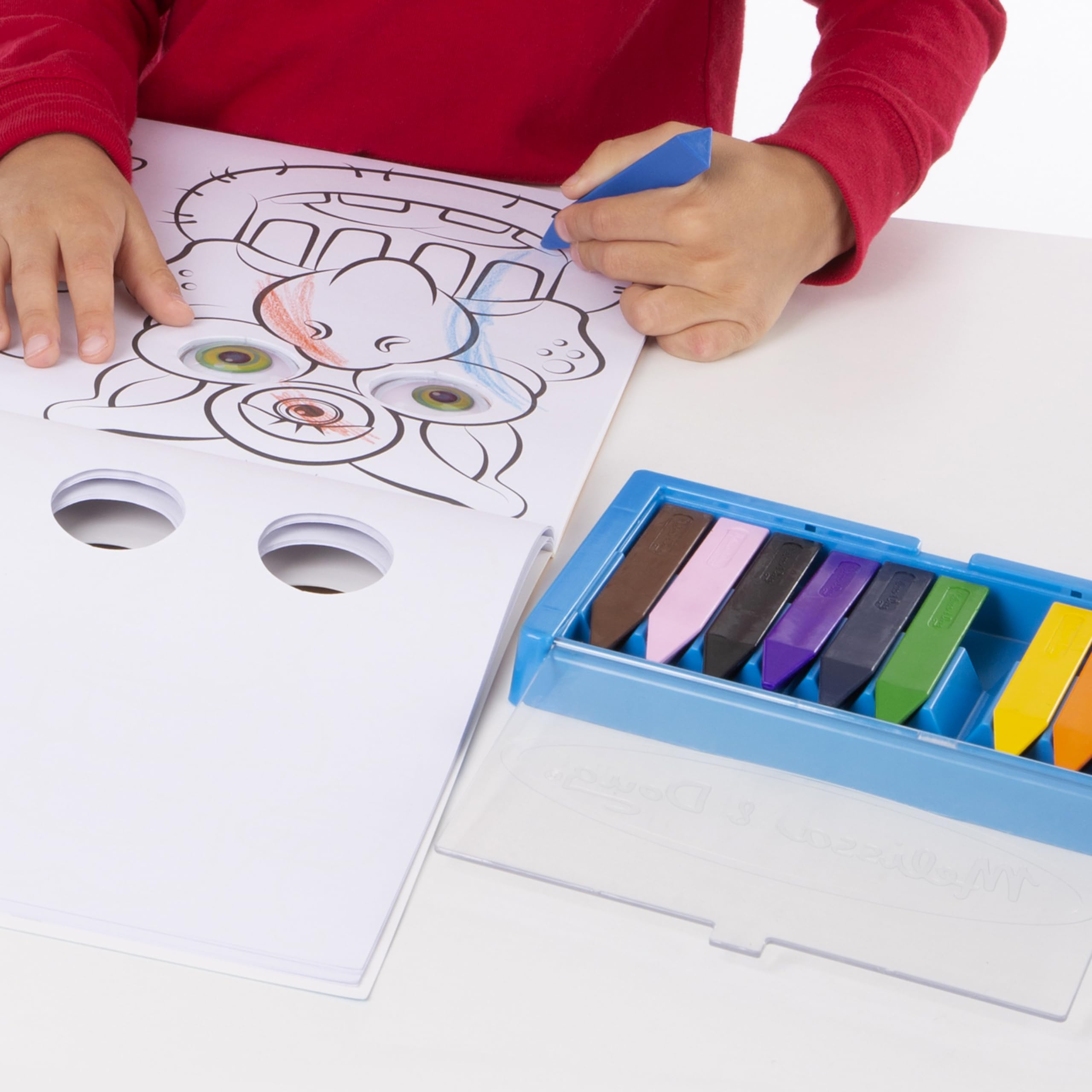 Melissa & Doug bright colors inspire imaginative drawing during at-home coloring.