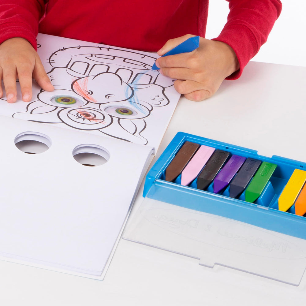 Melissa & Doug bright colors inspire imaginative drawing during at-home coloring.